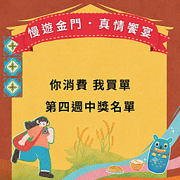 【你消費我買單 第四週中獎名單】